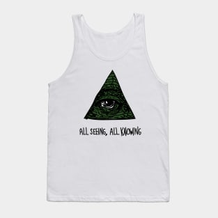 All Seeing, All Knowing Illuminati Tank Top